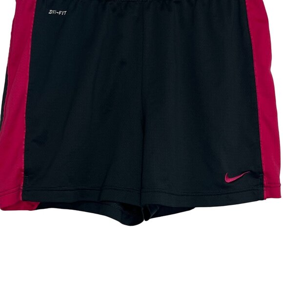 Nike Dri-Fit Womens Athletic Shorts Gray Pink Size Medium - Picture 4 of 10